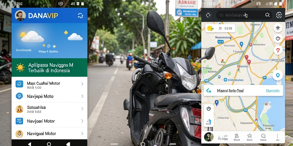 Tampilan antarmuka DANAVIP yang menarik dan mudah digunakan.