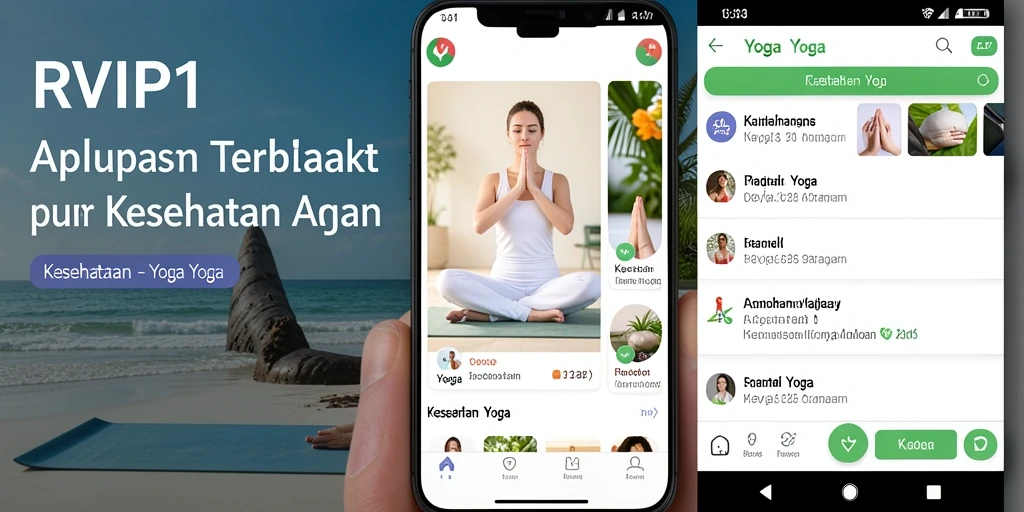 Tampilan antarmuka aplikasi Yoga RVIP1 yang menarik dan fungsional.