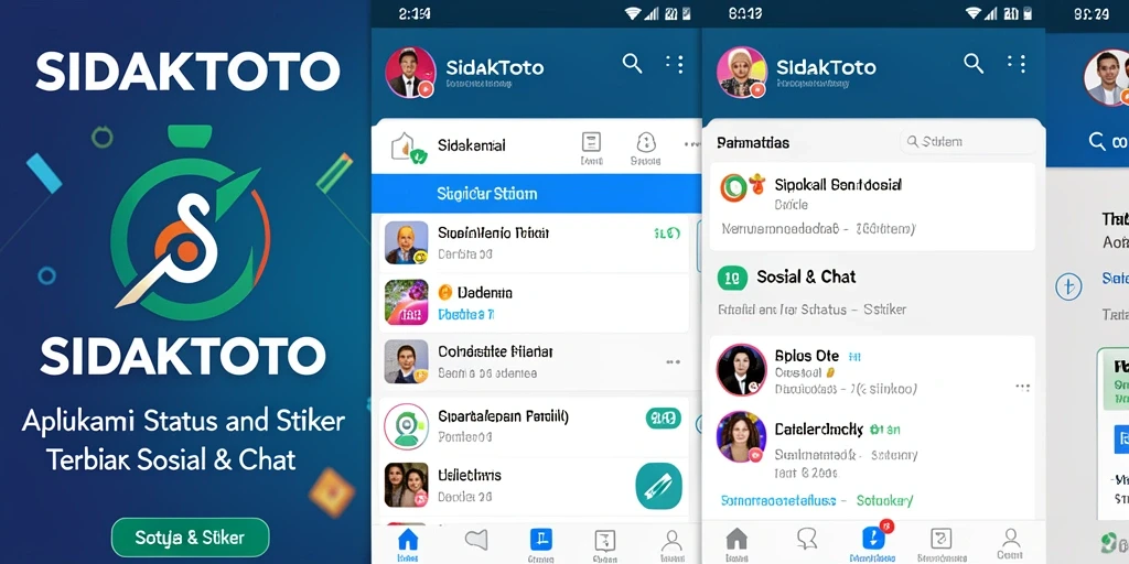 Tampilan antarmuka SIDAKTOTO dengan stiker variatif dan menarik.