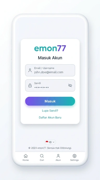 Panduan Masuk Akun emon77 untuk Pengguna Android